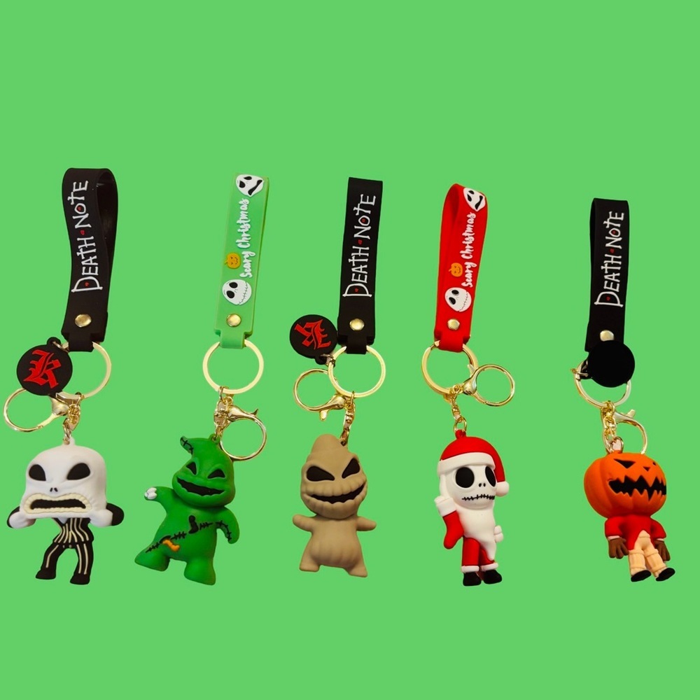 Nightmare before Christmas Halloween Character Keychains Set